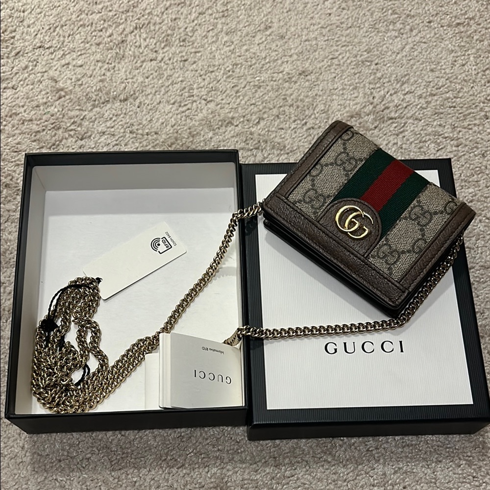 Gucci Brown and Green Women's Bag